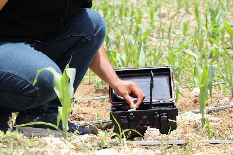 ASAD portable soil testing in the field